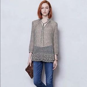 Portrait of a Girl Clover Valley Pleated Top